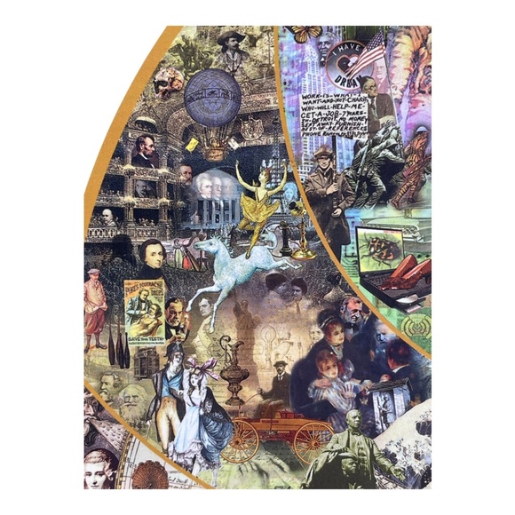 500 Piece Jigsaw Puzzle Millennium Time Tapestry 20.5" Circular Puzzle - Picture 6 of 8